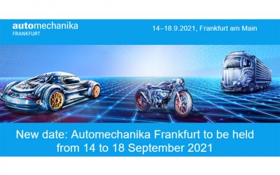 Automechanika Frankfurt 2020 ha sido pospuesta para septiembre de 2021
